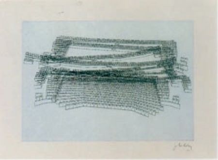 Lithographie Kuitca - Sin título-2