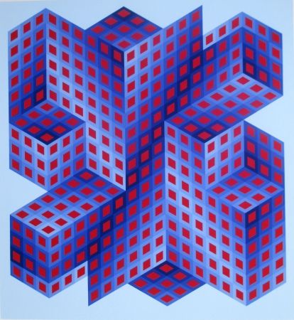 Sérigraphie Vasarely - Sinvilag