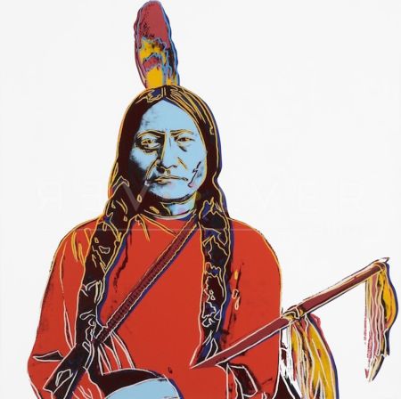 Sérigraphie Warhol - Sitting Bull (FS IIA.70)