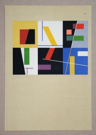 Lithographie Taeuber-Arp - Six espaces distincts, 1939