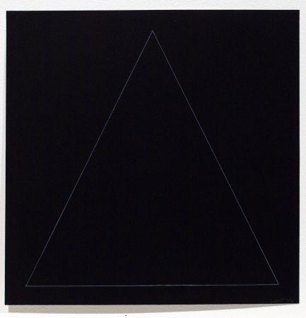 Eau-Forte Et Aquatinte Lewitt - Six Geometric Figures - Triangle