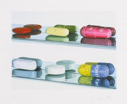 Multiple Hirst - Six Pills (Large)