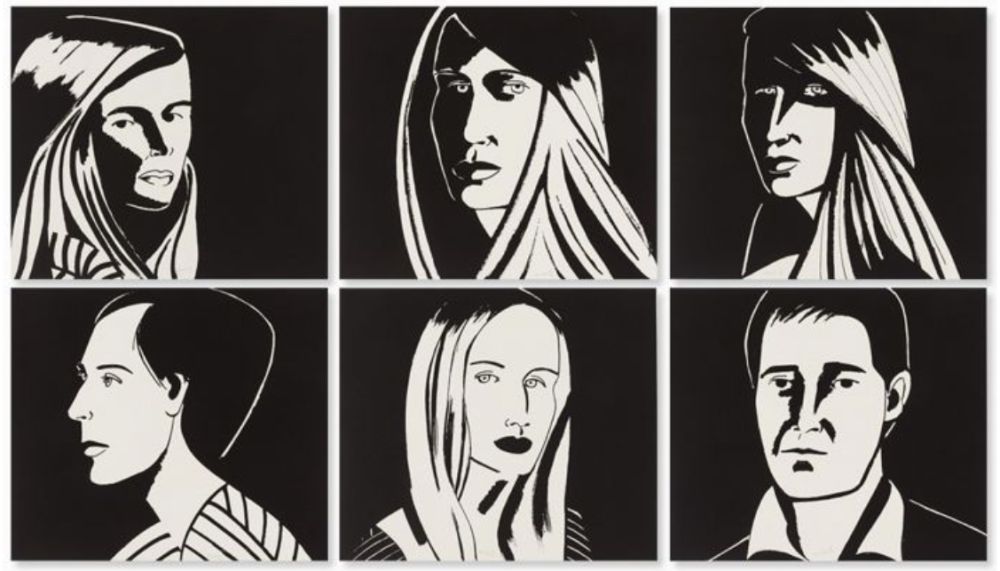 Aquatinte Katz - Six Portraits (Aquatint)