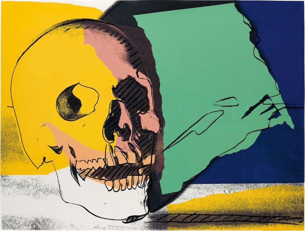 Sérigraphie Warhol - Skulls (FS II.158)