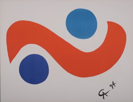 Lithographie Calder - Skybird, 1974