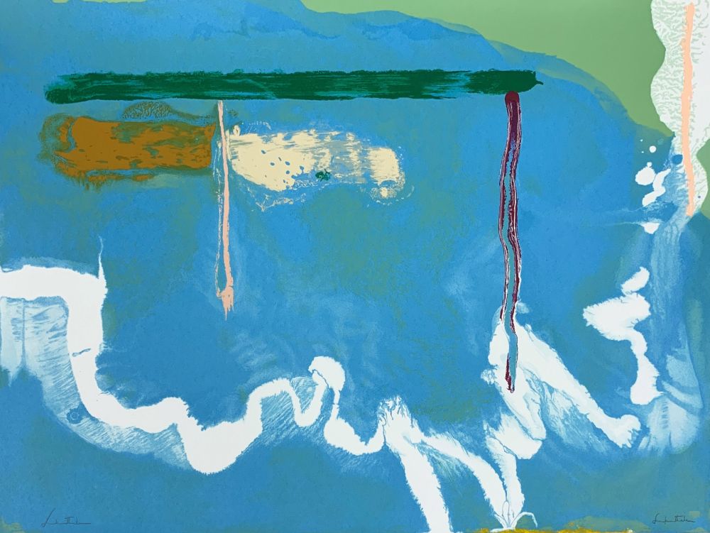 Sérigraphie Frankenthaler - Skywriting