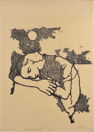 Aucune Technique Casorati - SLEEPING WOMAN