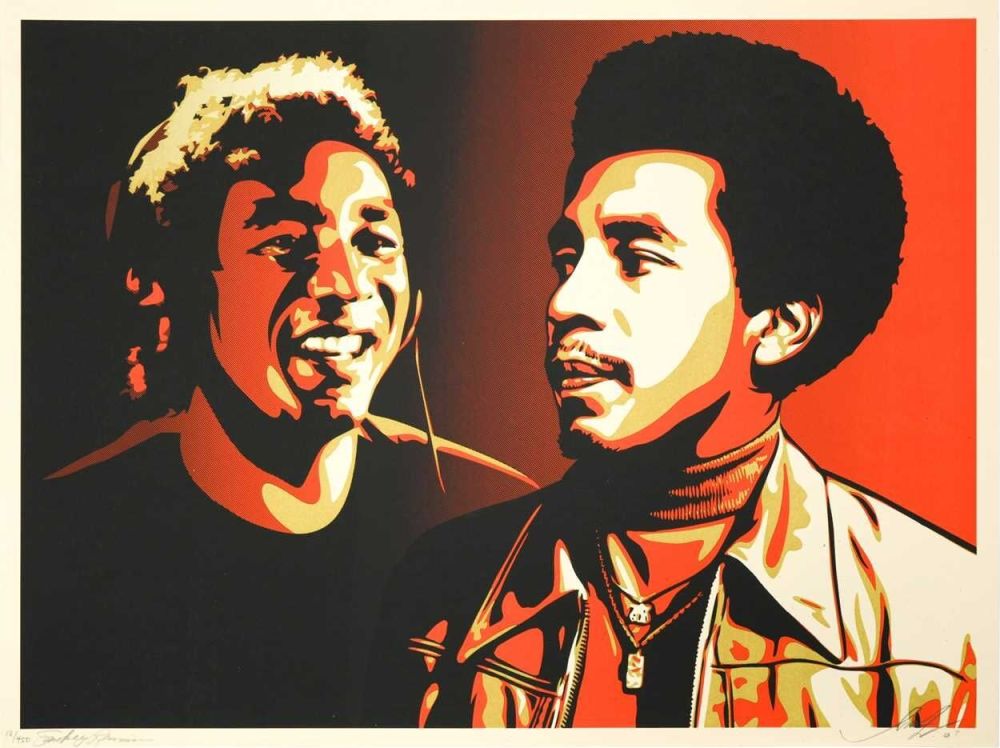 Sérigraphie Fairey - Smokey Robinson