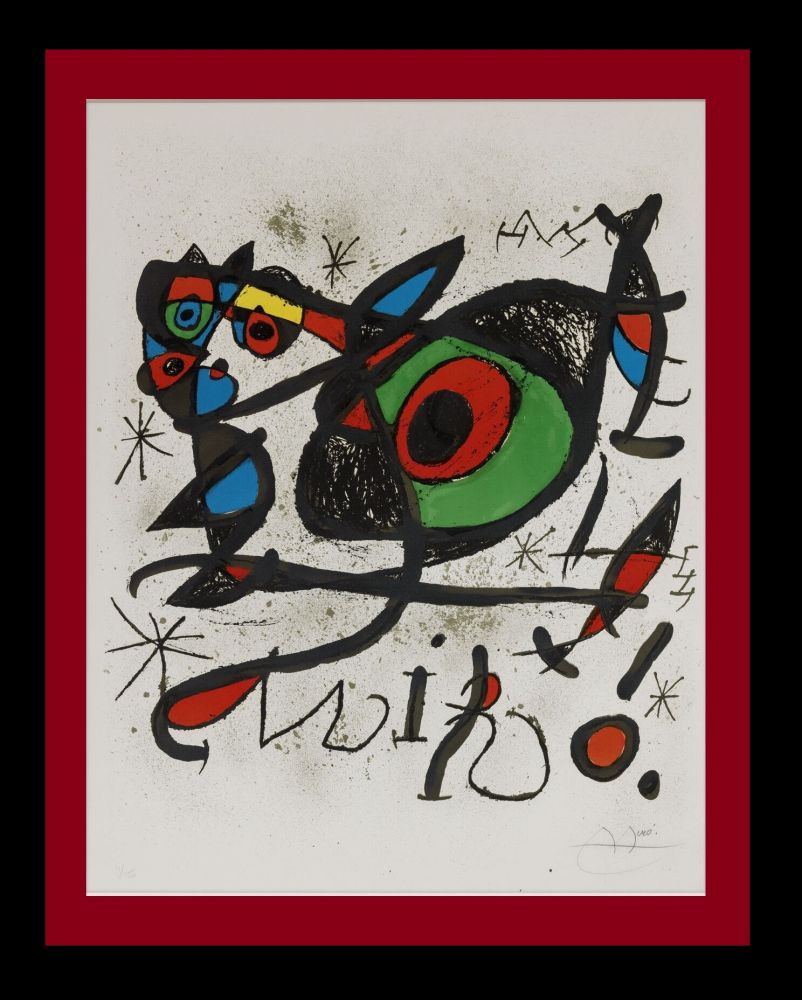 Lithographie Miró - Sobreteixims