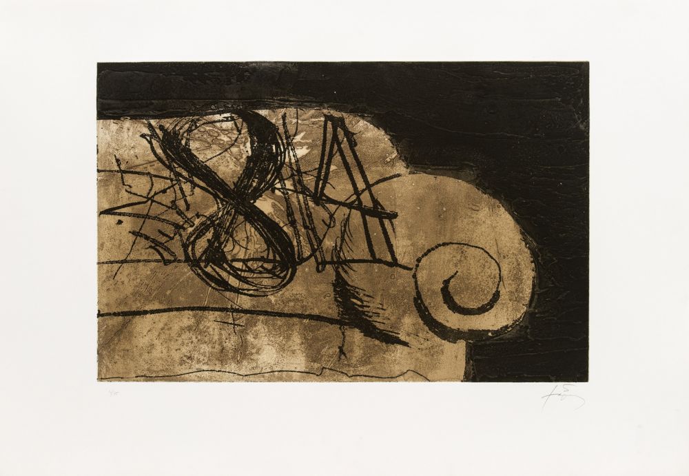 Gravure Tàpies - Sofa 