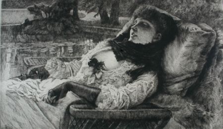 Gravure Tissot - Soirée d'été