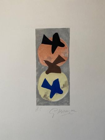 Lithographie Braque - Soleil et Lune #1034