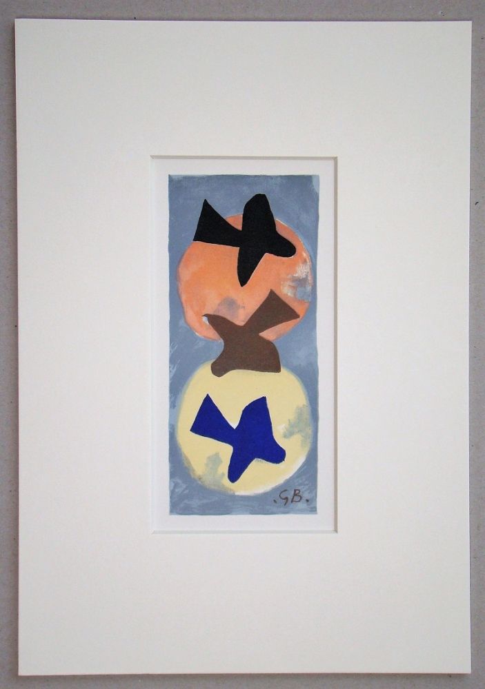 Lithographie Braque (After) - Soleil et Lune I.