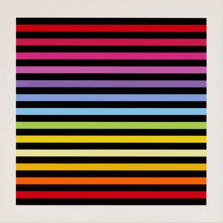 Sérigraphie Agam - Solfège, Transformation, Fusion