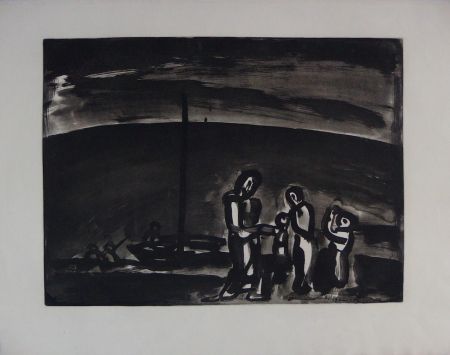 Eau-Forte Et Aquatinte Rouault - Sometimes the way is beautiful