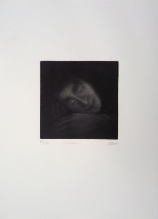 Gravure Davies - Sommeil