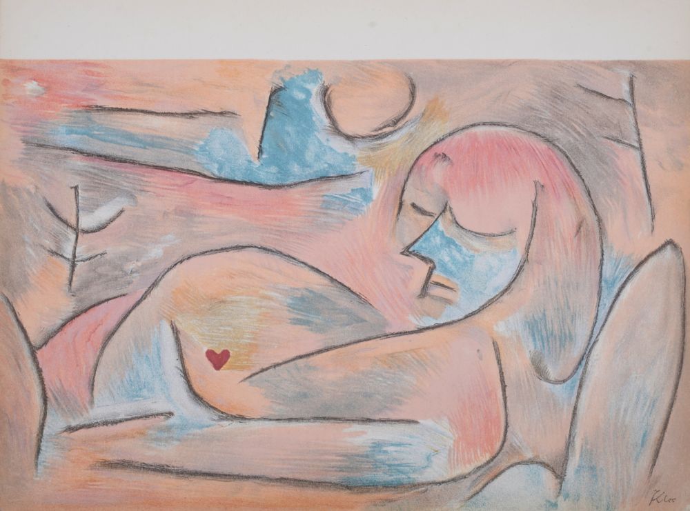 Lithographie Klee - Sommeil d’hiver, 1938