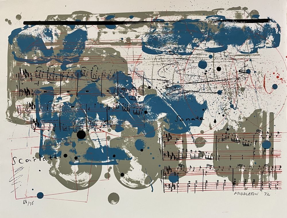 Lithographie Middleton - Sonata Scarlatti