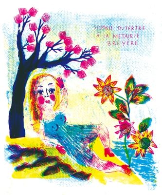 Affiche Dutertre - Sophie Dutertre à la Métairie