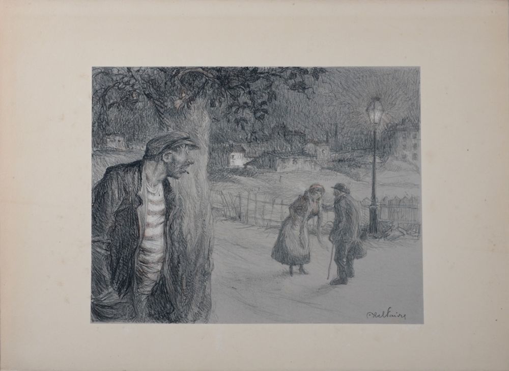 Lithographie Faivre - Sous le couteau