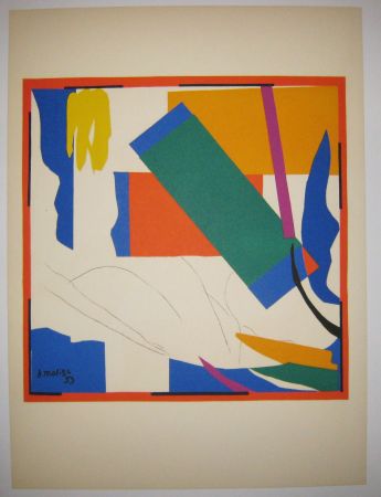 Lithographie Matisse - Souvenir d'Océanie. 