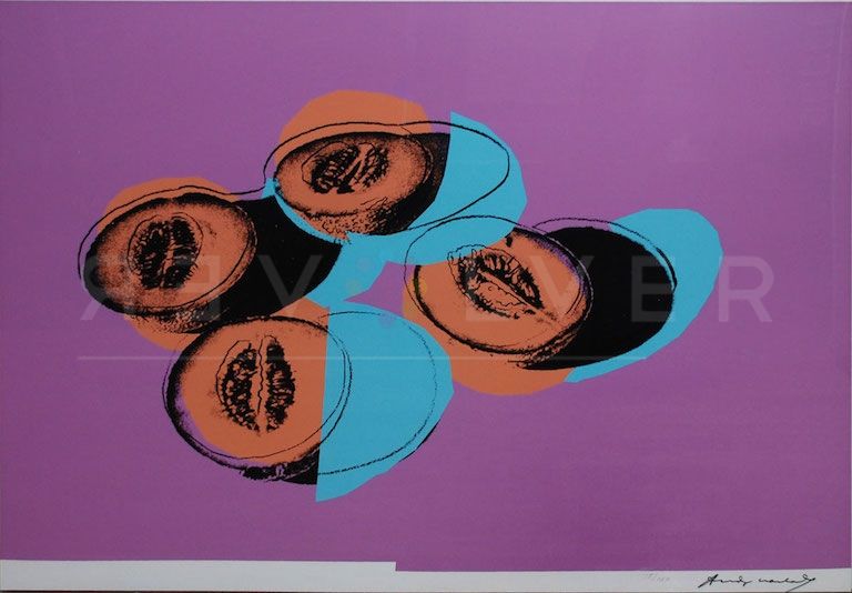 Sérigraphie Warhol - Space Fruit: Cantaloupes II (FS II.198)