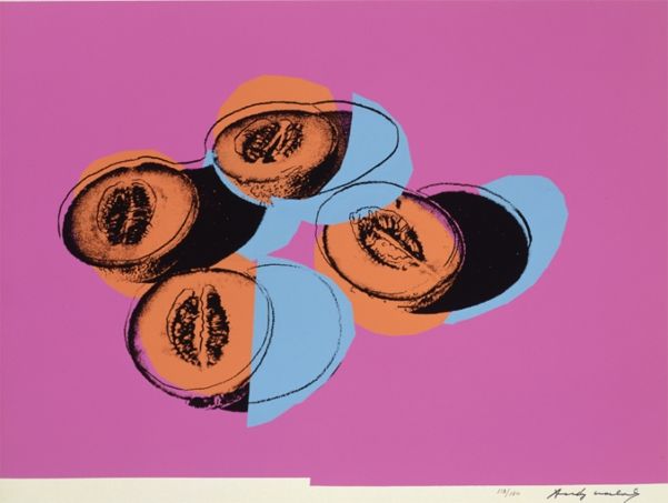 Sérigraphie Warhol - Space Fruit: Cantaloupes II (FS II.198)