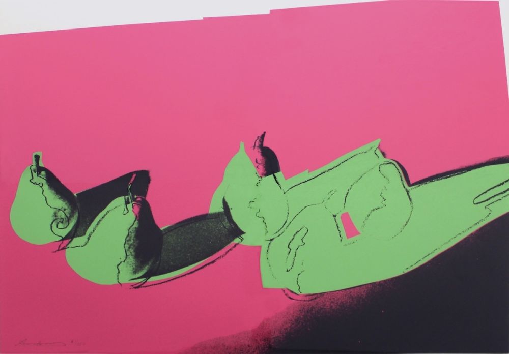 Sérigraphie Warhol - Space Fruit: Still Lifes, Pears (FS II.203)