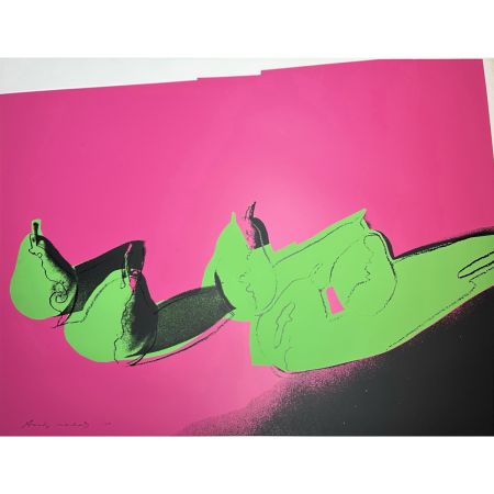 Sérigraphie Warhol - Space Fruit: Still Lifes, Pears (FS II.203)