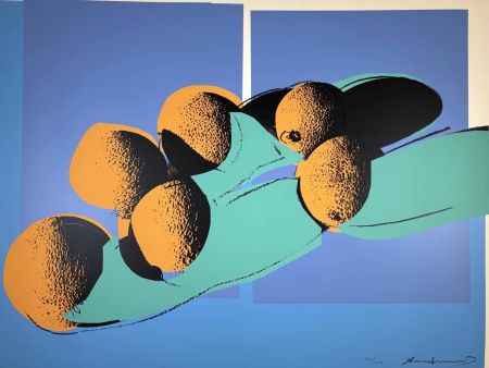 Sérigraphie Warhol - Space Fruits: Cantaloupes I, II.201 from the Space Fruits: Still Lifes portfolio