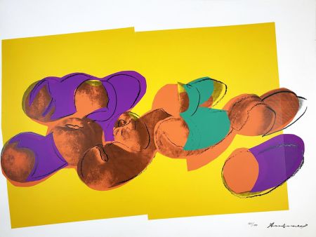 Sérigraphie Warhol - Space Fruits: Peaches II, II.202 from the Space Fruits: Still Lifes portfolio