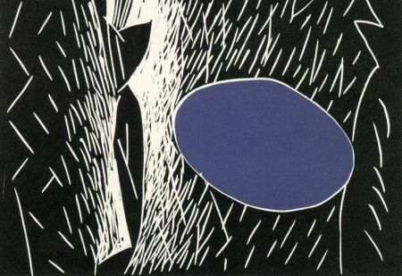 Linogravure Kuroda - Sparks I I I