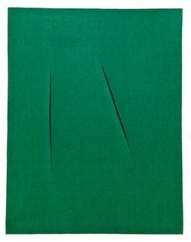 Lithographie Fontana - Spaziale Concetto