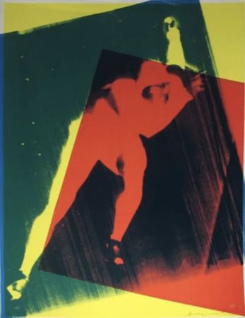 Sérigraphie Warhol - Speed Skater 3 (from Art and Sports Portfolio)