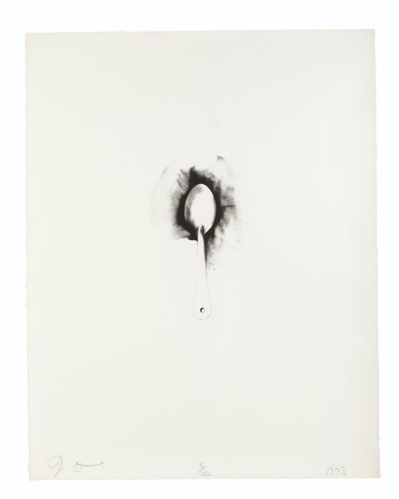 Lithographie Dine - Spoon