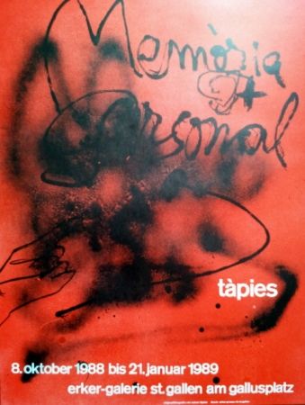 Affiche Tàpies - S/T