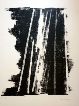 Lithographie Hartung - S/T
