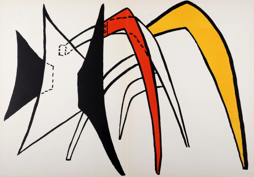 Lithographie Calder - Stabiles, 1963