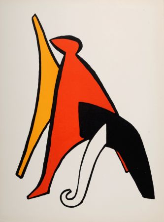 Lithographie Calder - Stabiles #B, 1963
