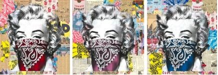 Sérigraphie Mr Brainwash - Stay Safe (Unique Set), 2020