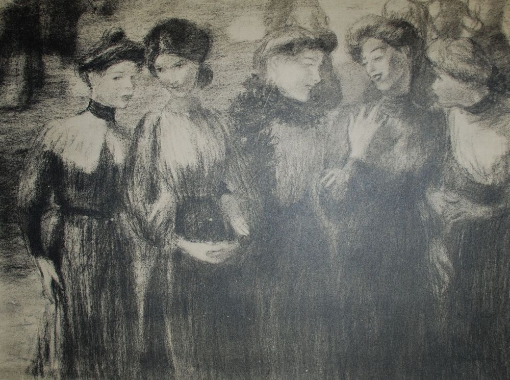 Lithographie Steinlen - Steinlen et la rue