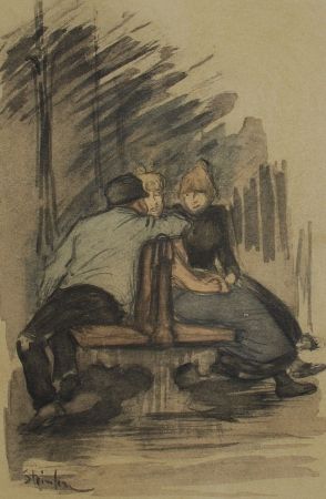 Lithographie Steinlen - Steinlen et la rue