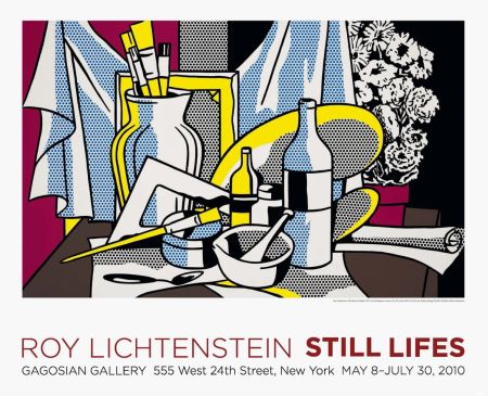 Affiche Lichtenstein - Still Life with Palette