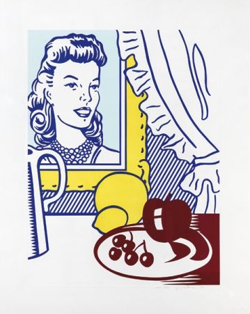 Lithographie Lichtenstein - Still Life with Portrait