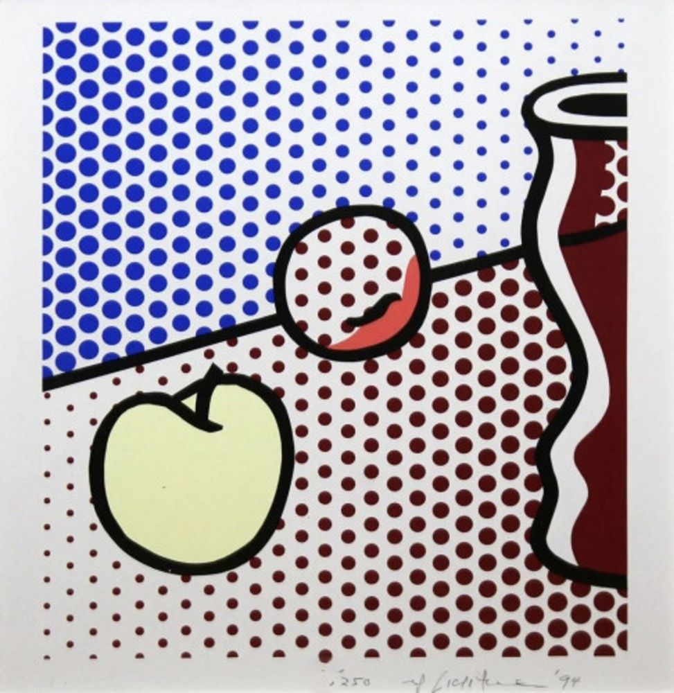 Multiple Lichtenstein - Still Life with Red Jar