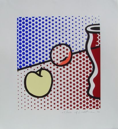 Sérigraphie Lichtenstein - Still Life with Red Jar