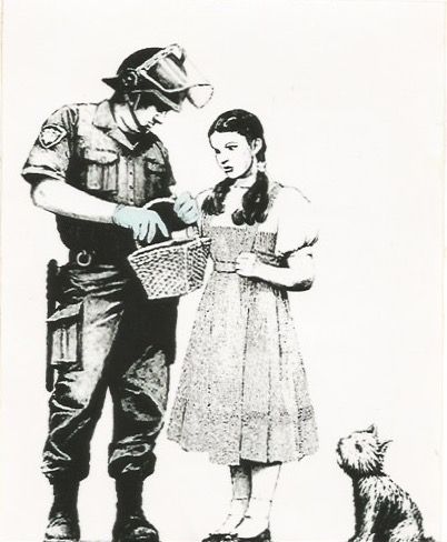 Sérigraphie Banksy - Stop and search