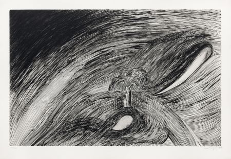 Gravure Bourgeois - Storm at St Honoré