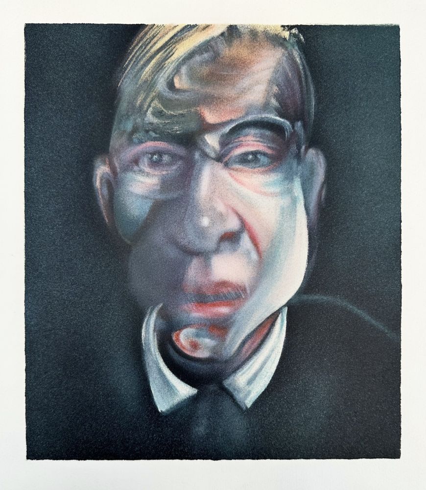 Lithographie Bacon - Studies for a Self-portrait, centre panel