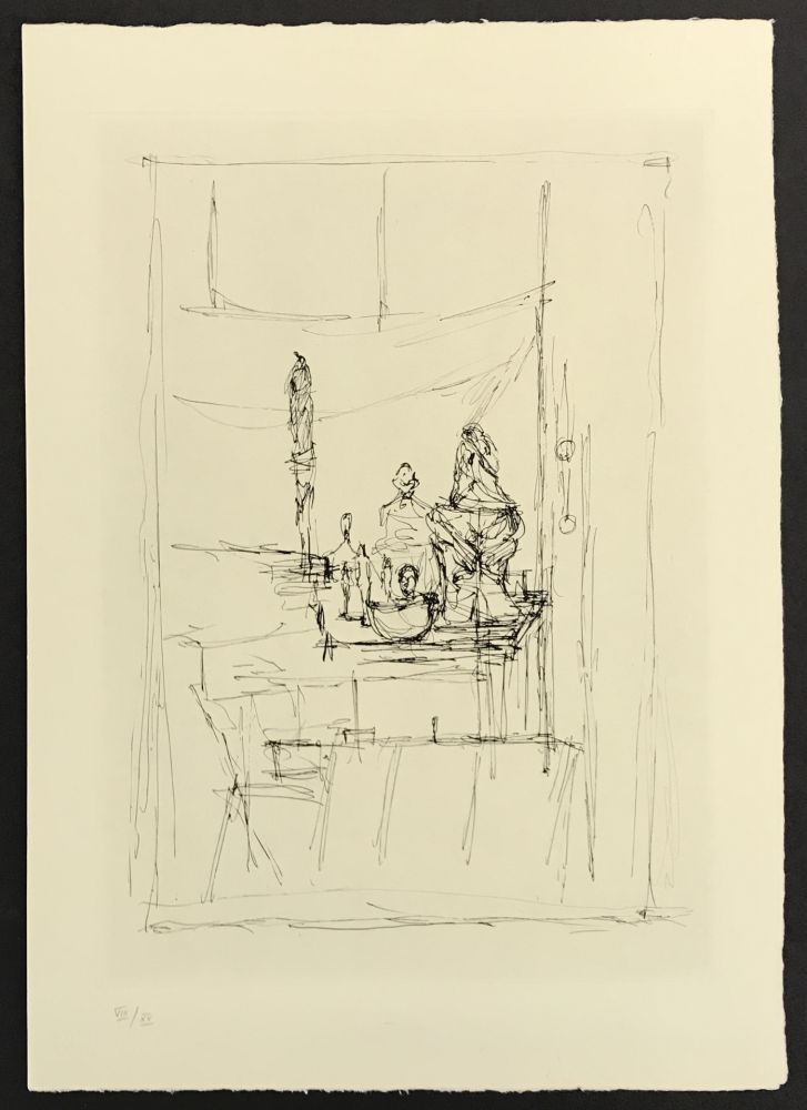 Gravure Giacometti - Studio from La Magie Quotidienne